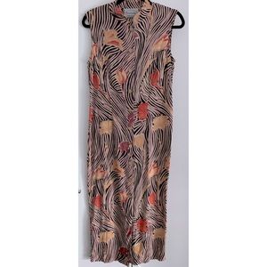 Stonebridge Tropical Sleeveless Buttoned Dress